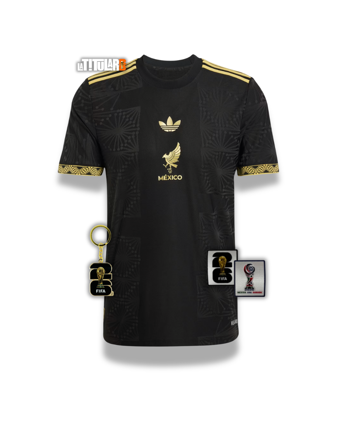 México Player Negra Camiseta 2025/26 - Versión Jugador - Edición Especial