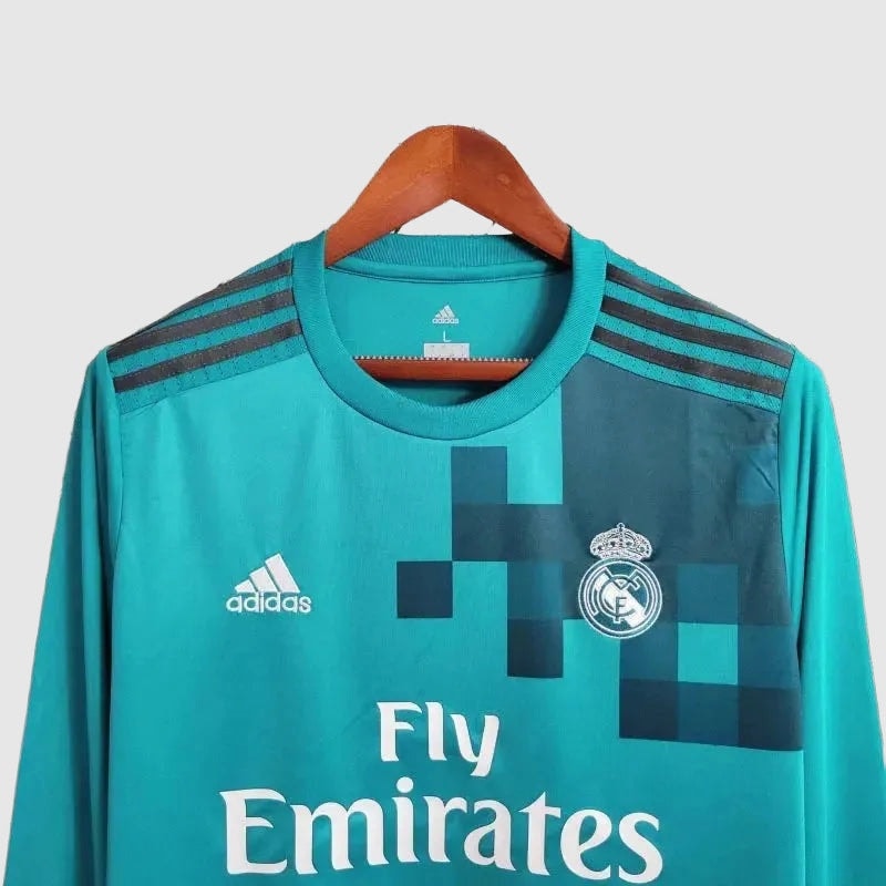 Real Madrid - Retro 2017/18 Long Sleeve Jersey