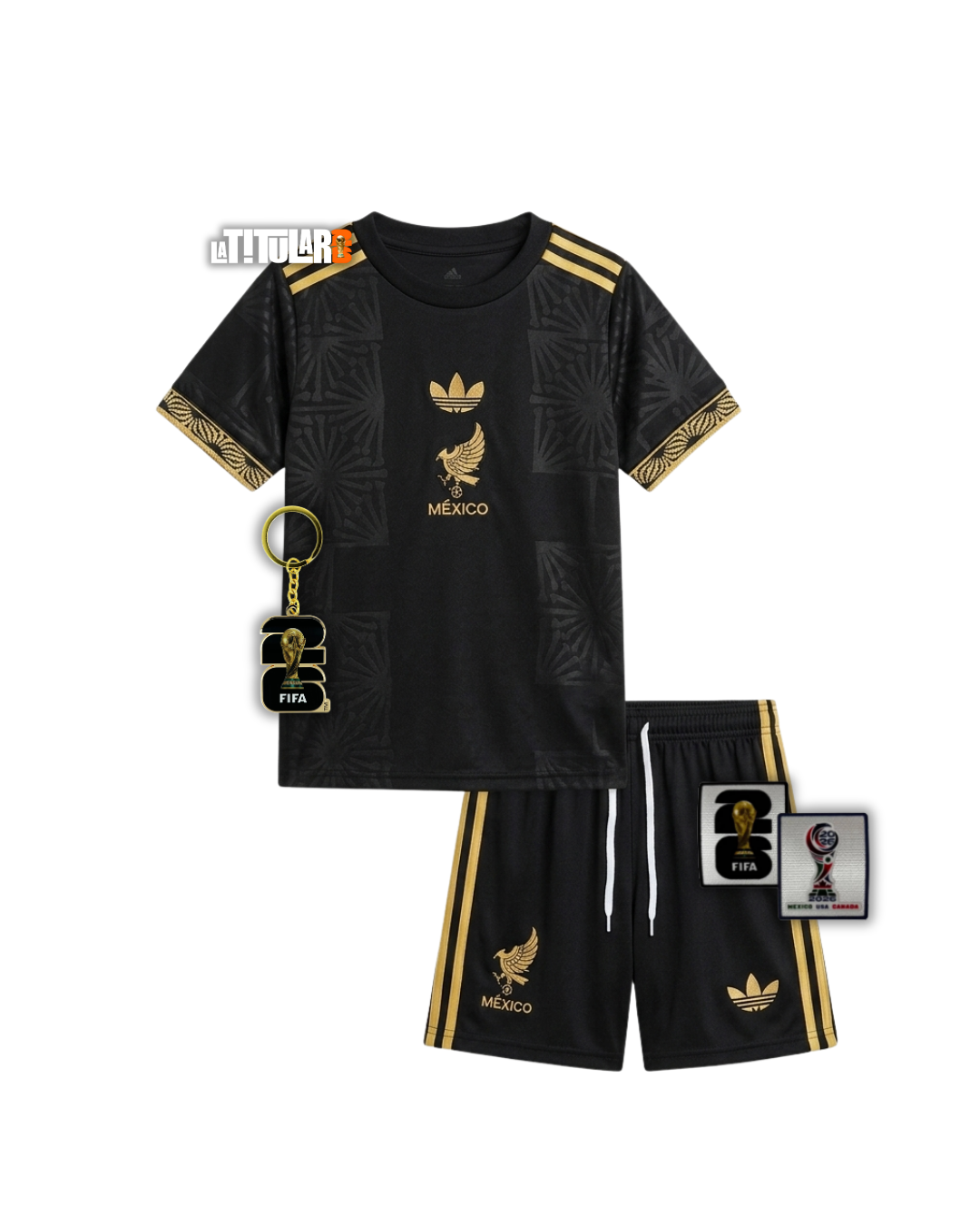 México Gold Camiseta 2025/26 - Niños