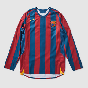 Barcelona - Retro Home 2005/06 Long Sleeve Jersey