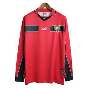 Marruecos Retro 1998 Camiseta Visitante - Manga Larga