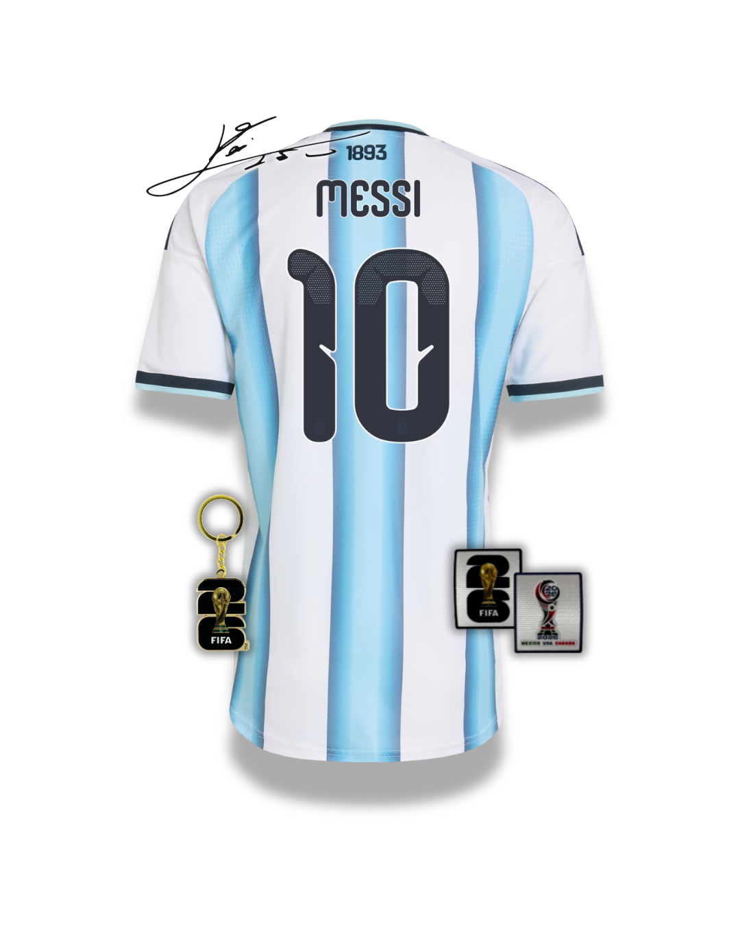 Argentina Mundial Camiseta Local 2026 #10 MESSI - Versión Jugador