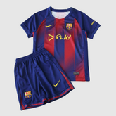 Barcelona - Home 25/26 Kids Jersey Kit