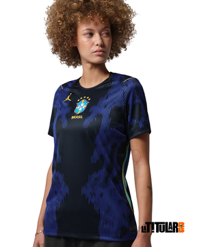 Brasil Mundial Camiseta Visitante 2026 - Mujer