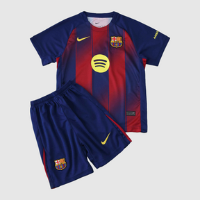 Barcelona - Home 25/26 Kids Jersey Kit