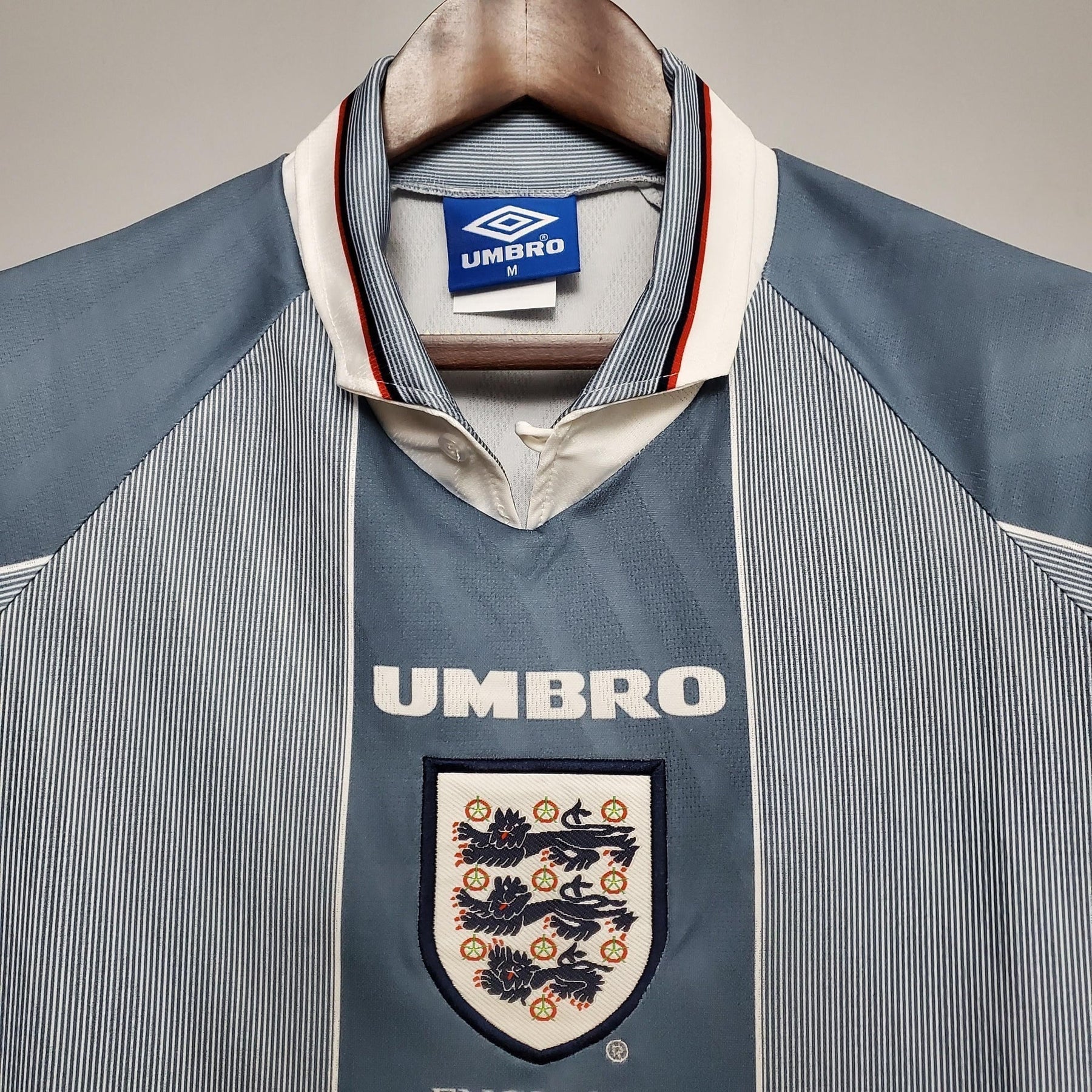 Inglaterra European Championship Camiseta Visitante 1996 - Retro