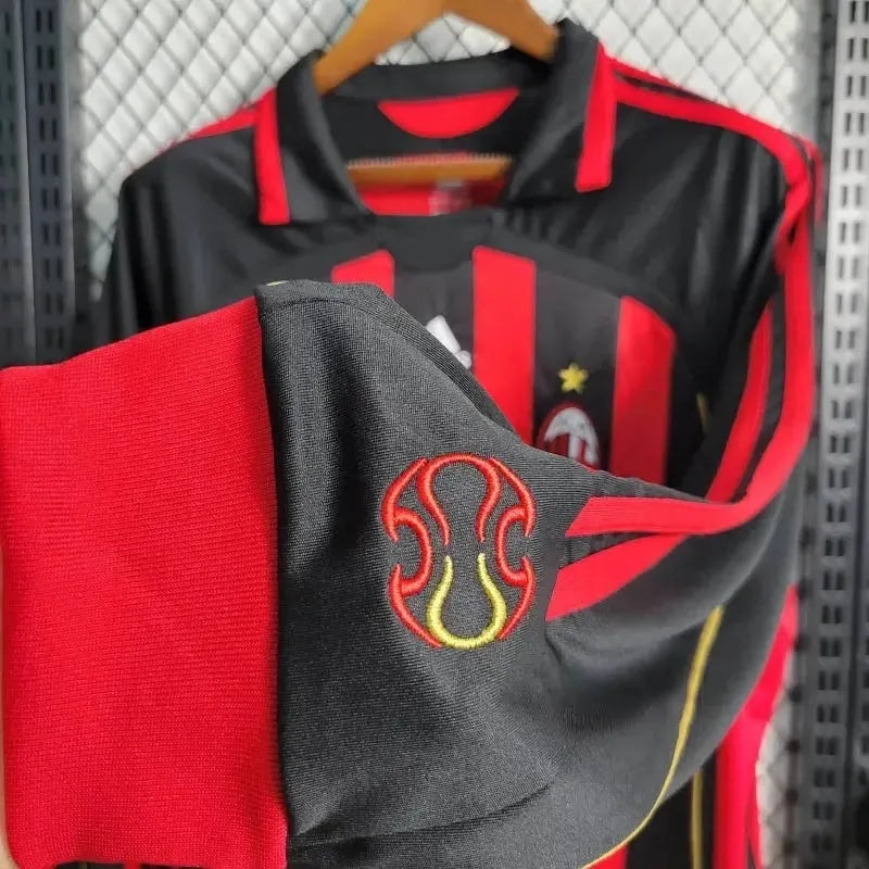 AC Milan - Retro Home 2006/07 Long Sleeve Jersey