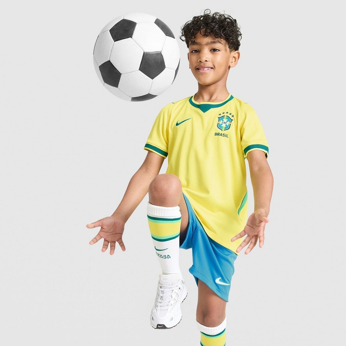 Brazil - Home 26/27 Kids Jersey Kit