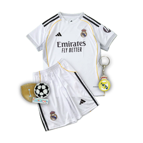 Real Madrid - Home 25/26 Kids Jersey Kit