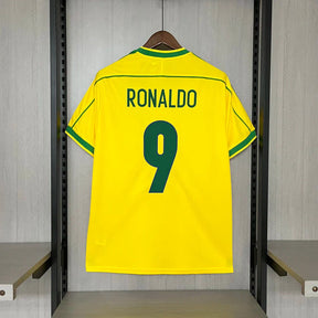 Brasil Camiseta 1998/99 - Retro - RONALDO #9