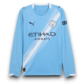 Manchester City Camiseta Local 2025/26 - Manga Larga