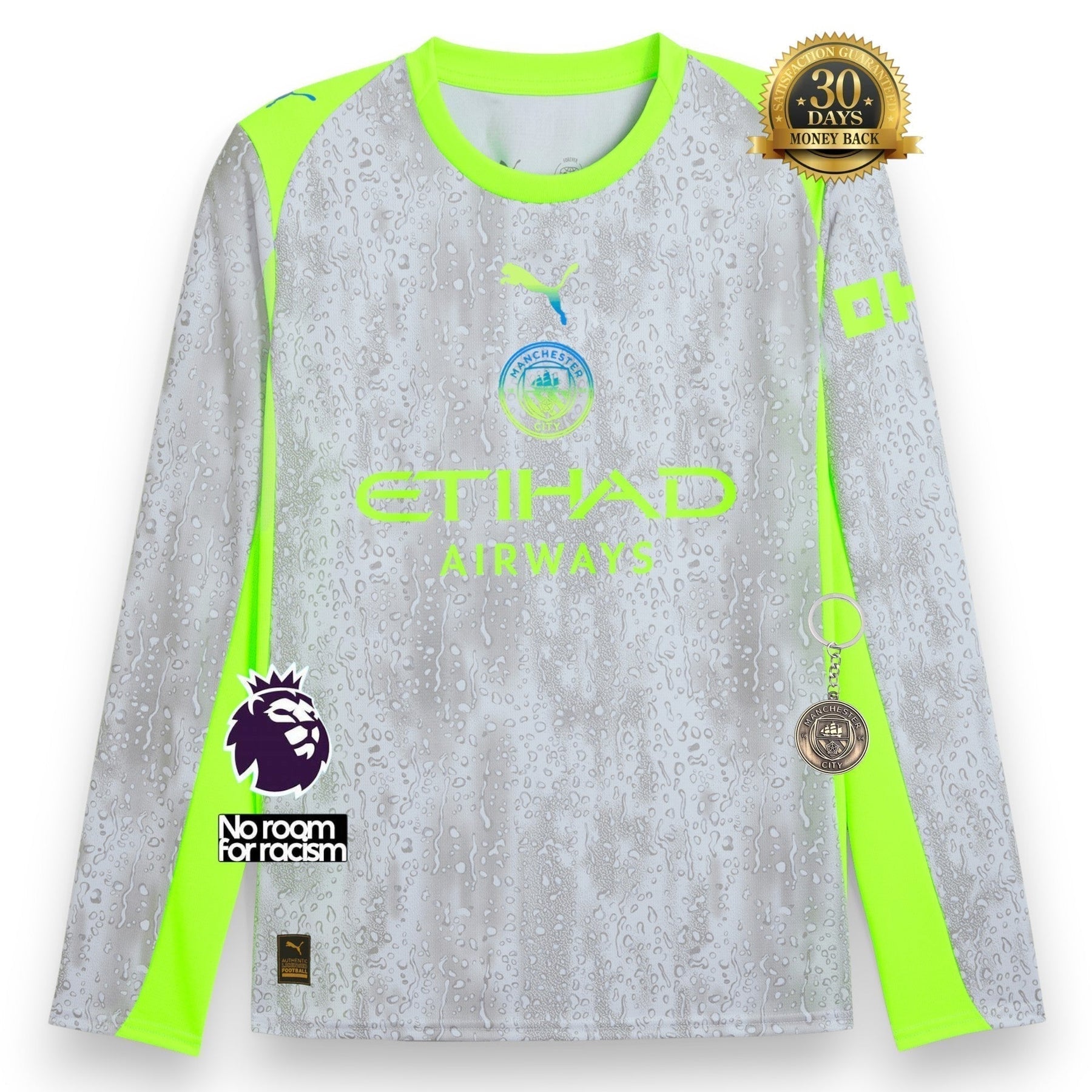 Manchester City Tercera Camiseta 2025/26 - Manga Larga