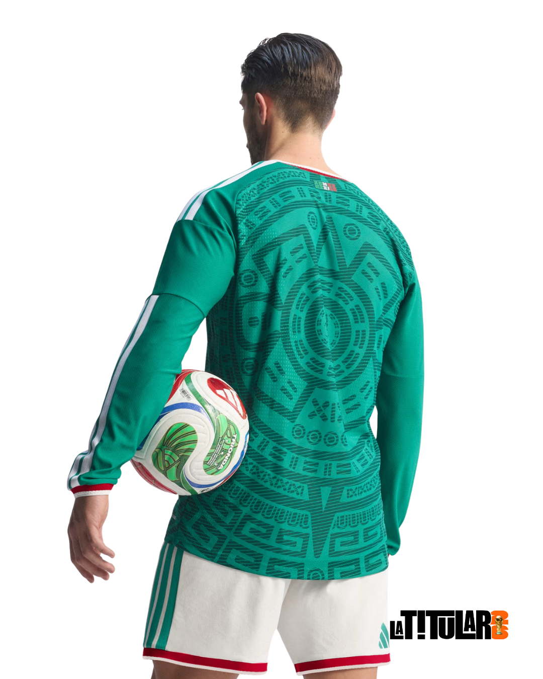 México Player Mundial Camiseta Local 2026 - Manga Larga