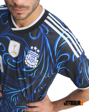 Argentina Mundial Camiseta Visitante 2026 #10 MESSI - Versión Jugador