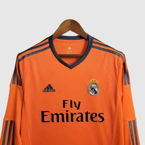 Real Madrid - 2 2013/14 Retro Away Long Sleeve Jersey