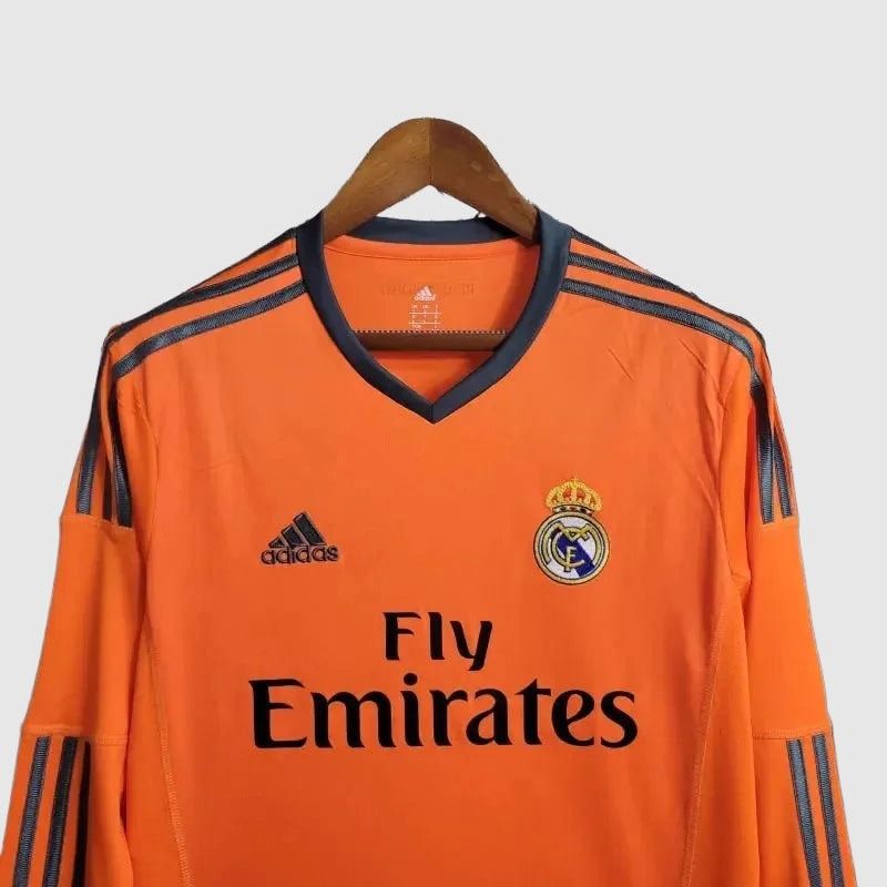 Real Madrid - 2 2013/14 Retro Away Long Sleeve Jersey