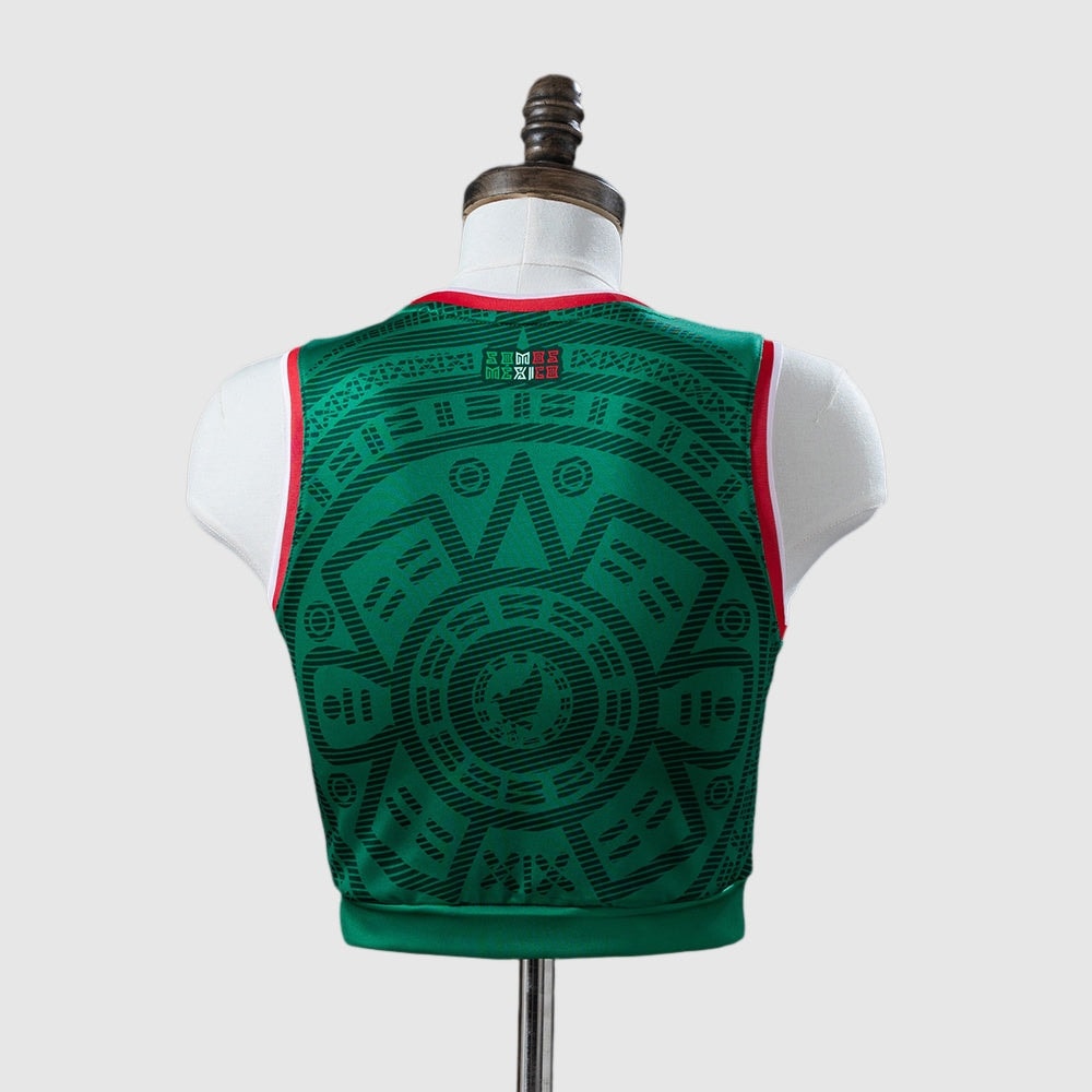 Mexico - Home 26/27 Women's Crop Tank Top