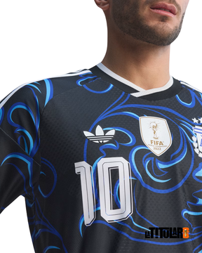 Argentina Mundial Camiseta Visitante 2026 #10 MESSI - Versión Jugador