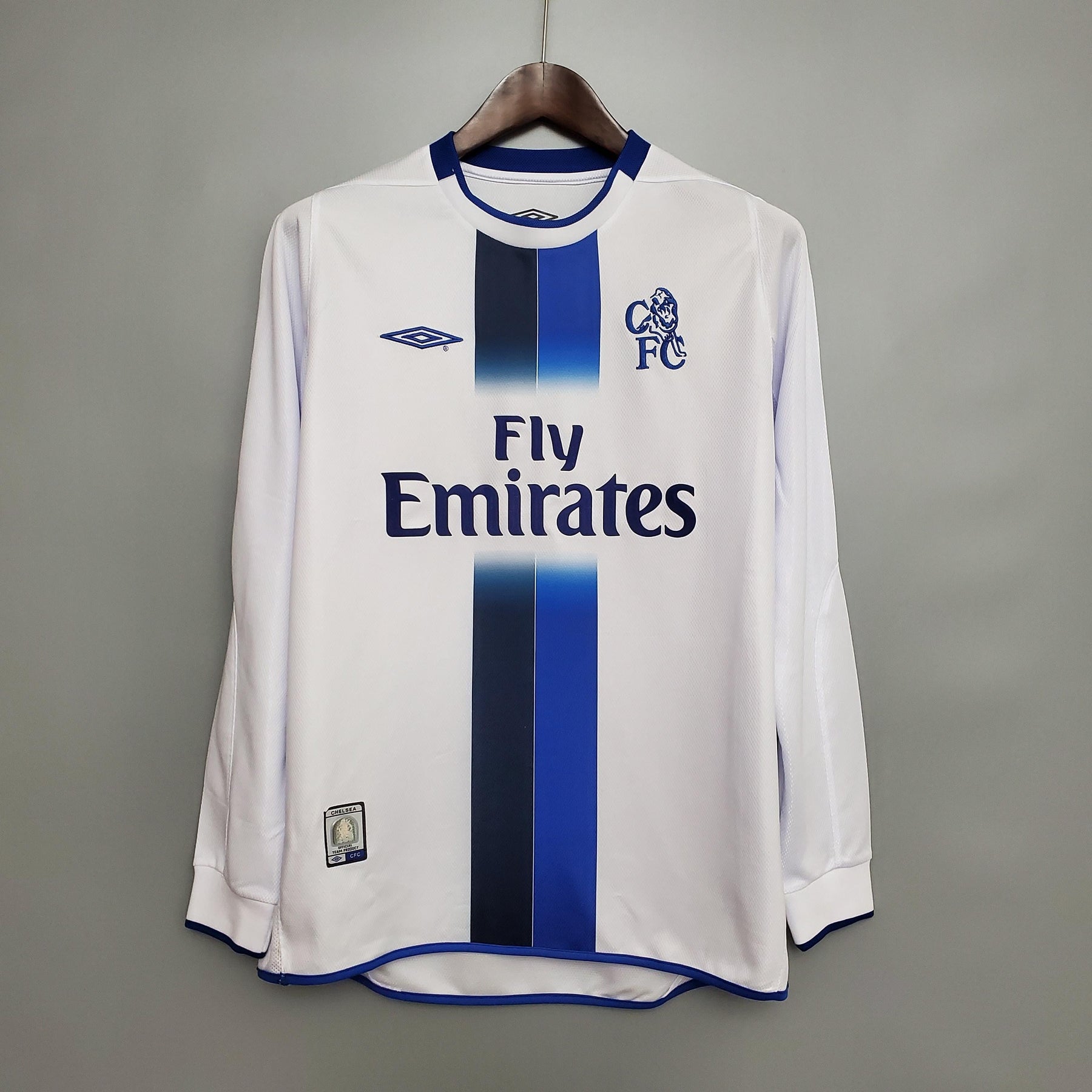 Chelsea Retro Camiseta Visitante 2003/05 - Manga Larga