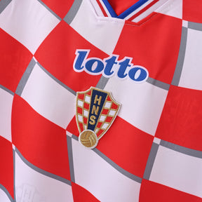 Croacia Camiseta Local 1998 - Retro