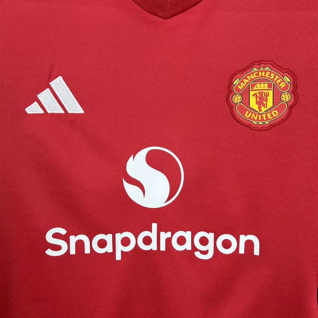 Manchester United - Home 25/26 Kids Jersey Kit
