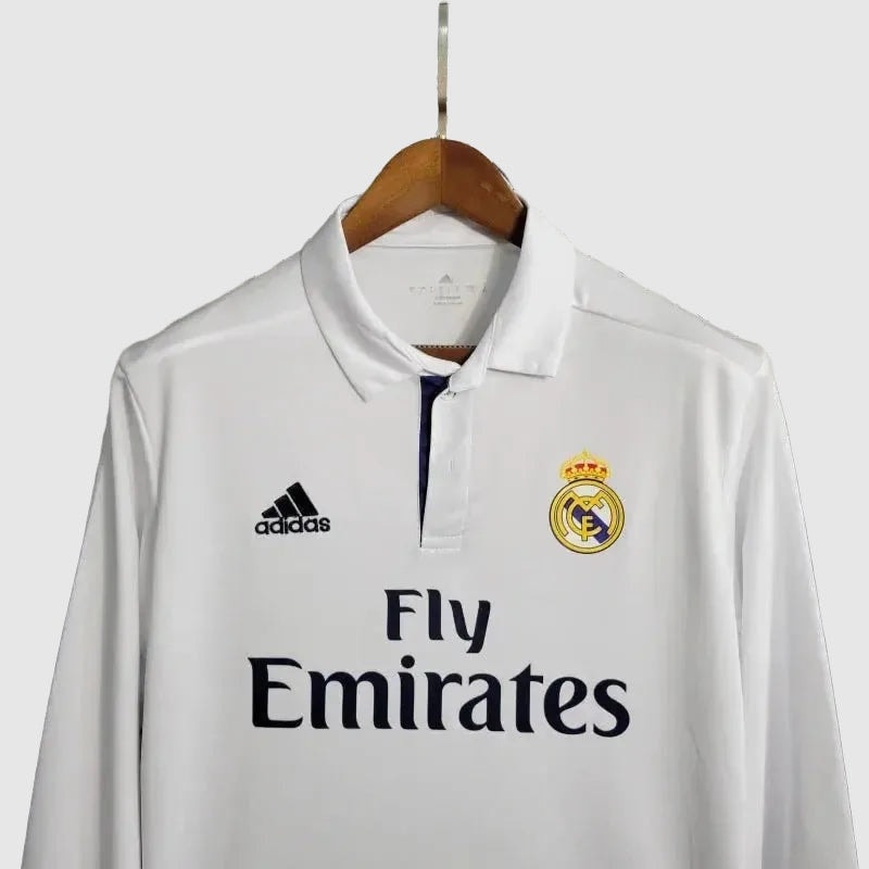 Real Madrid - Main 2016/17 Retro Long Sleeve Jersey