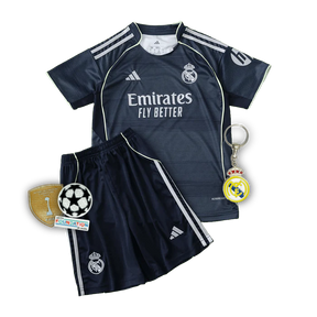 Real Madrid - Away 25/26 Kids Jersey Kit
