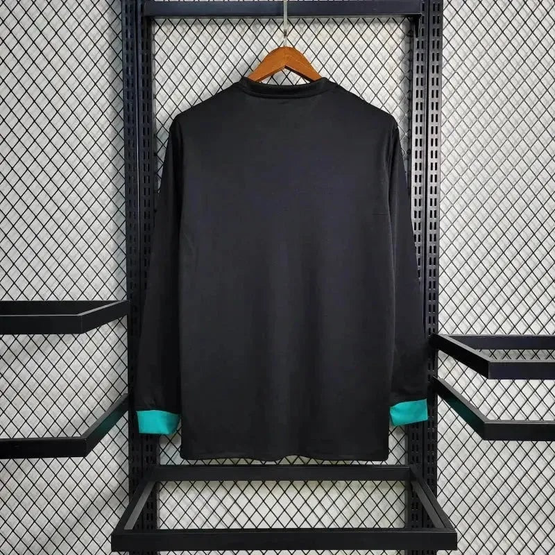 Real Madrid - Retro Away 2017/18 Long Sleeve Jersey