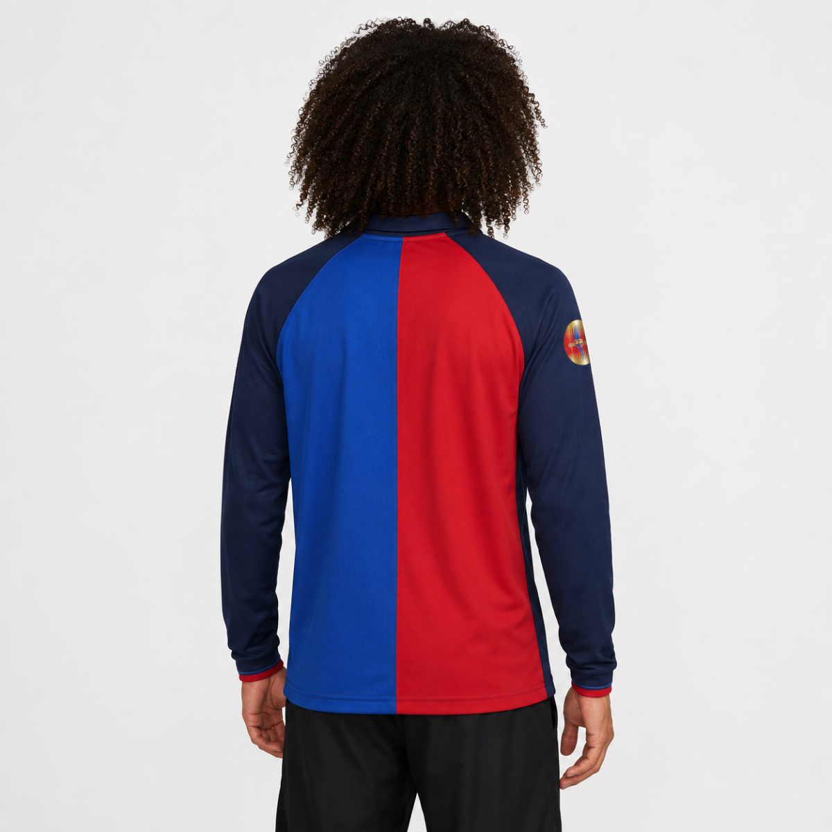Camiseta Barcelona Edición Conmemorativa Retro 99/00 Manga Larga