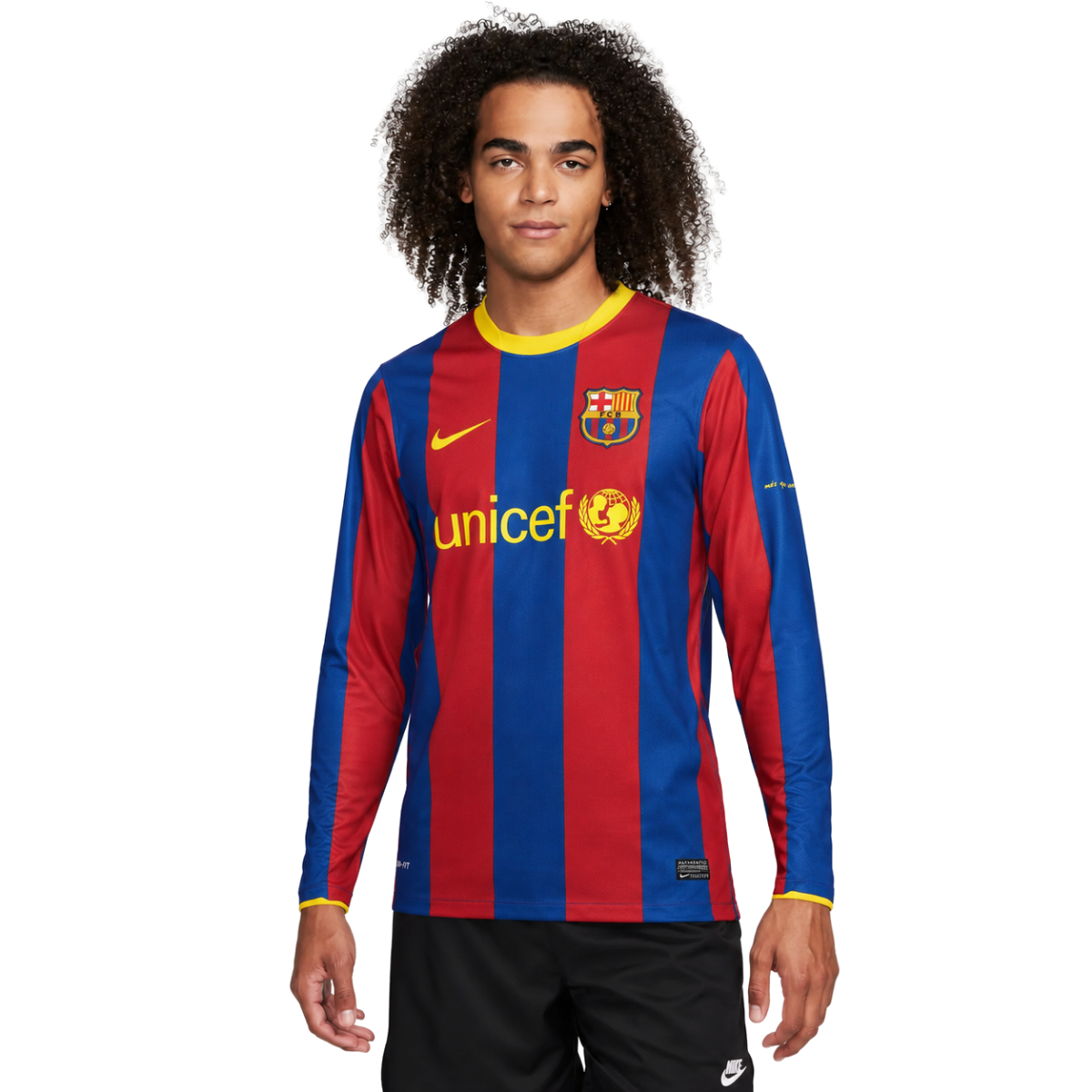 Camiseta Barcelona Primera Equipación Retro Manga Larga 10/11