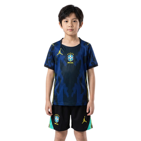 Conjunto Infantil Brasil Away 26/27