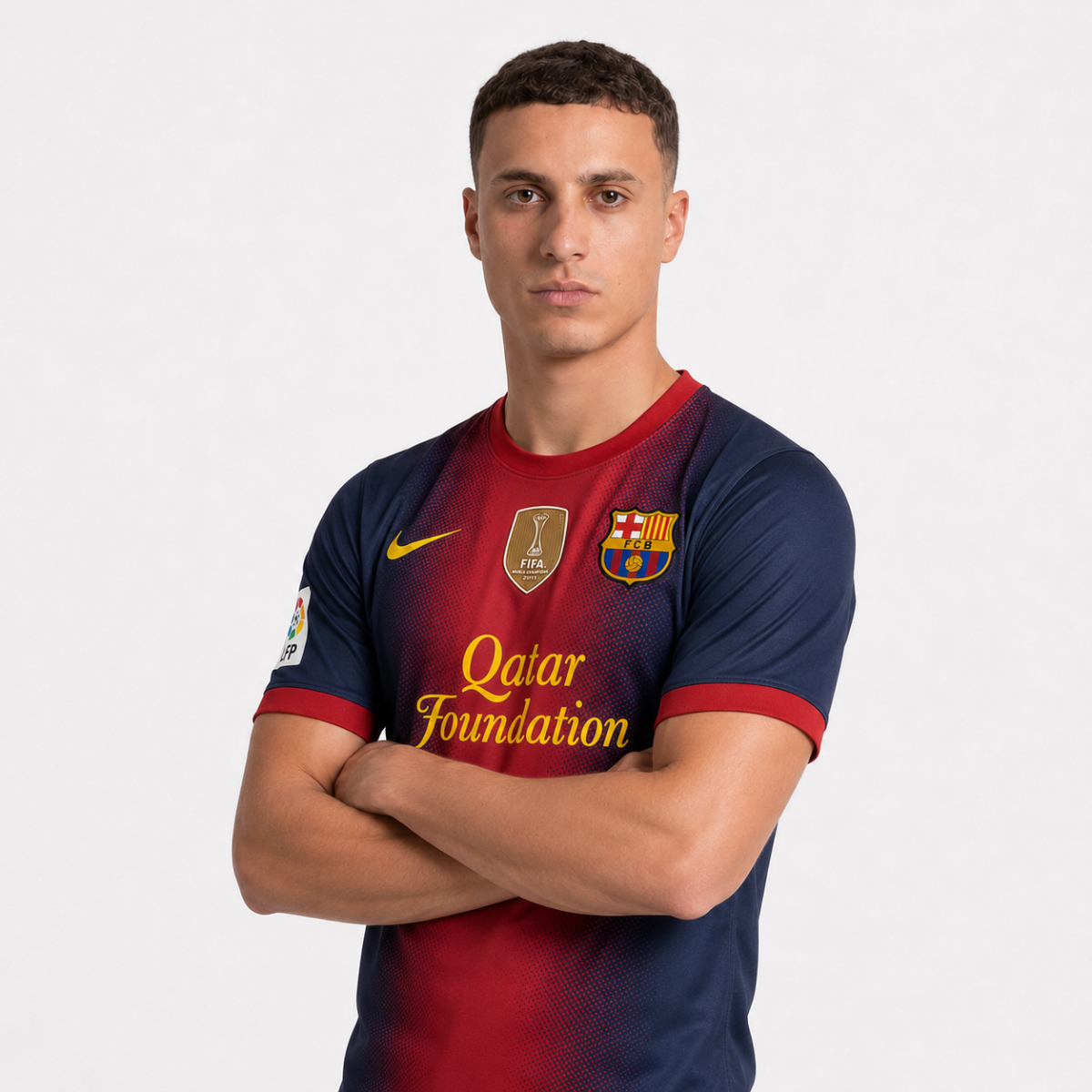 Camiseta Barcelona Primera Equipación Retro 12/13 - Campeón del Mundo 2011