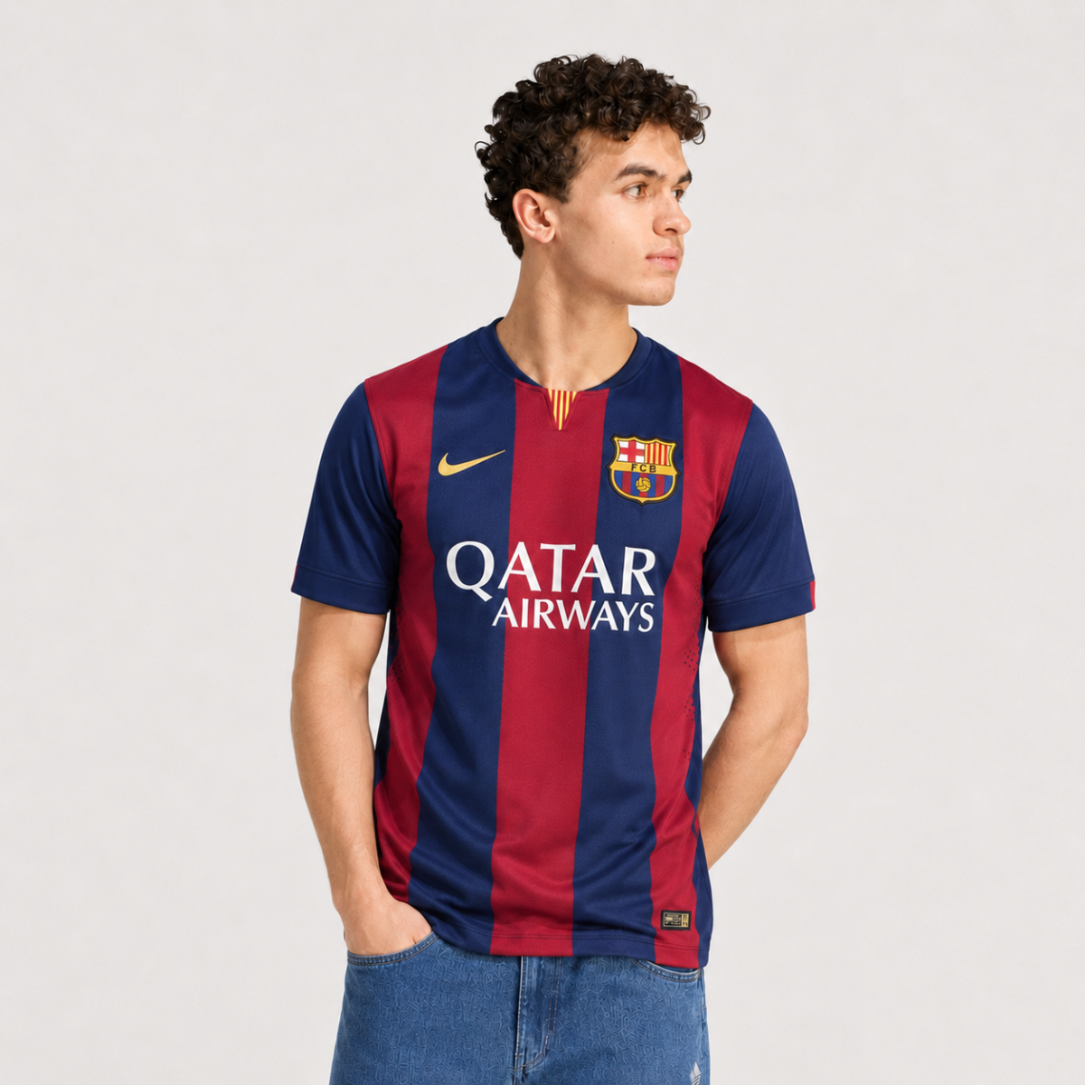 Camiseta Barcelona Primera Equipación Retro 14/15