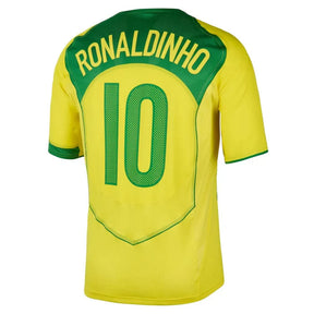 Brasil Camiseta Local 2004 - Retro - Ronaldinho #10