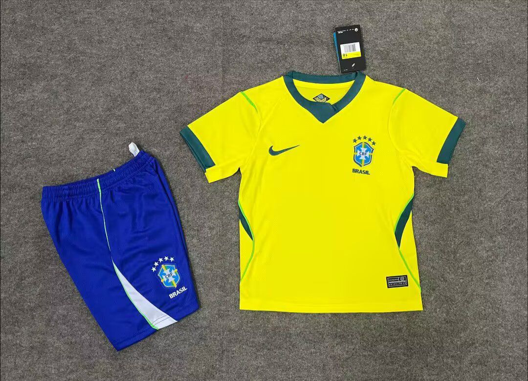 Brasil Mundial Camiseta 2026 - Niños