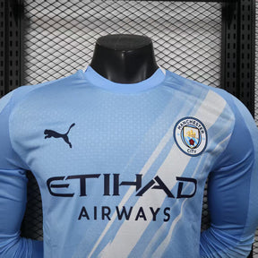 Manchester City Player Camiseta Local 2025/26 - Manga Larga