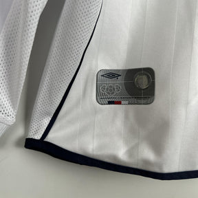 Inglaterra Retro Camiseta Local 2002 - Manga Larga