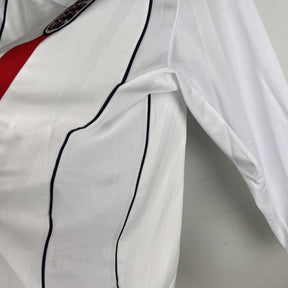 Inglaterra Retro Camiseta Local 2002 - Manga Larga