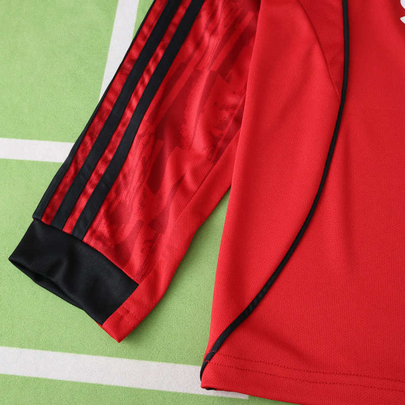 Manchester United Camiseta Local 2025/26 - Manga Larga