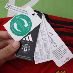 Manchester United Camiseta Local 2025/26 - Versión Jugador - Player