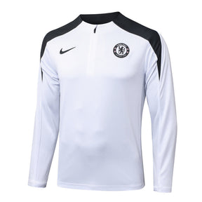 Chelsea White Pre-Partido TrackSuit 2025/26