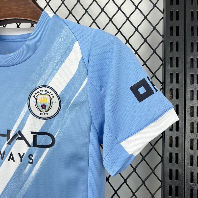Manchester City Camiseta Local 2025/26 - Niños