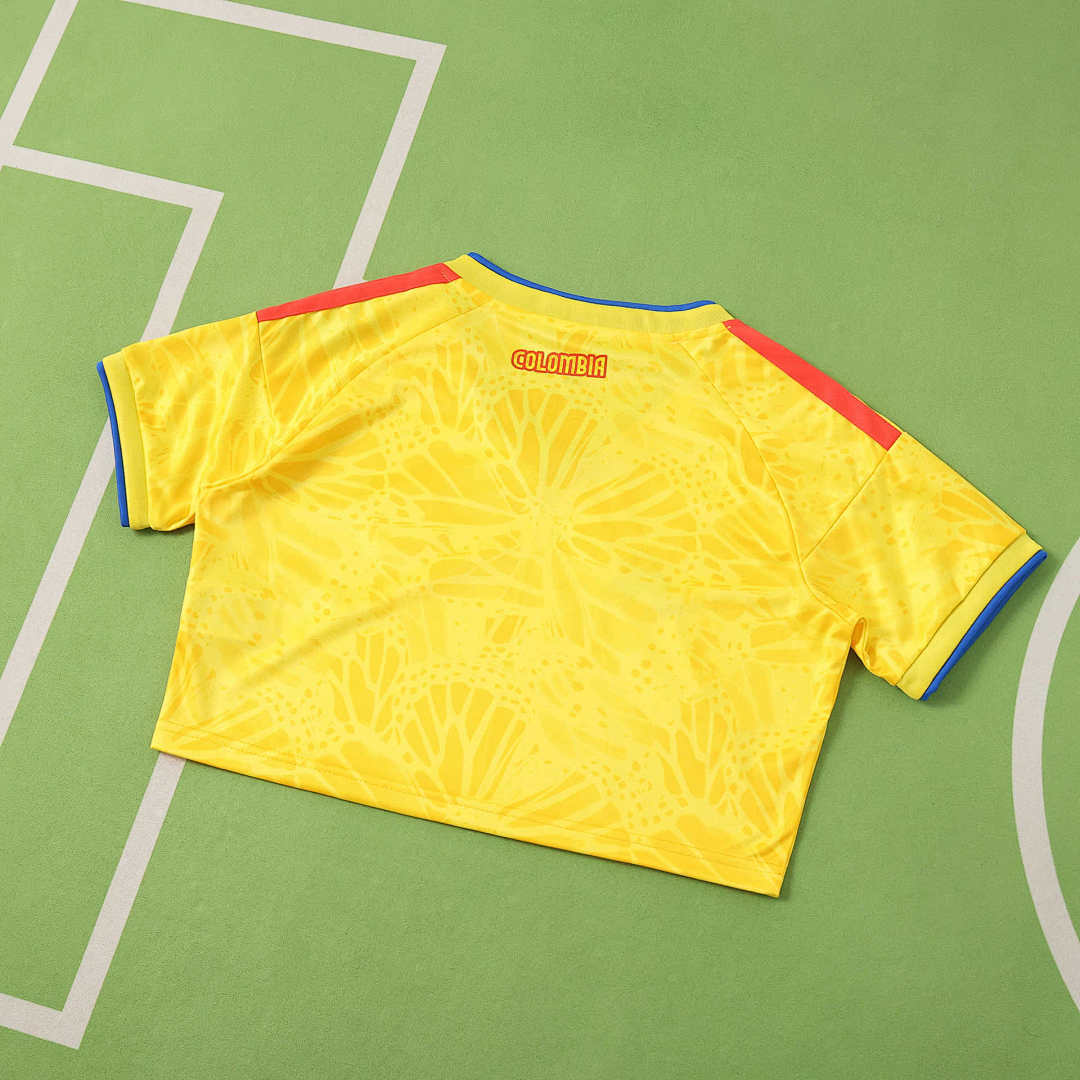 Colombia Mundial Crop Camiseta 2026 - Mujer