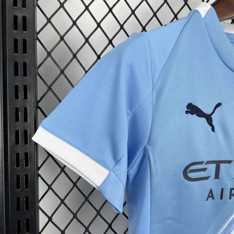 Manchester City Camiseta Local 2025/26 - Niños