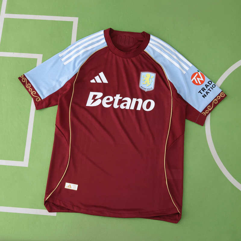 Aston Villa Camiseta Local 2025/26 - Versión Jugador