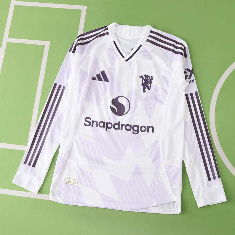 Manchester United Player Camiseta Visitante 2025/26 - Manga Larga