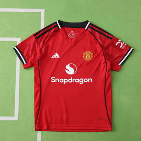 Manchester United Camiseta Local 2025/26 - Niños