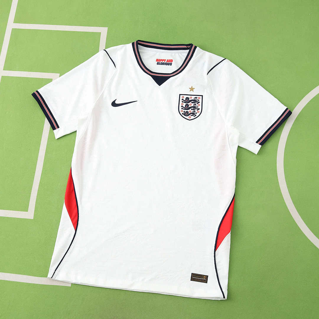 Inglaterra Mundial Camiseta 2026 - Versión Jugador