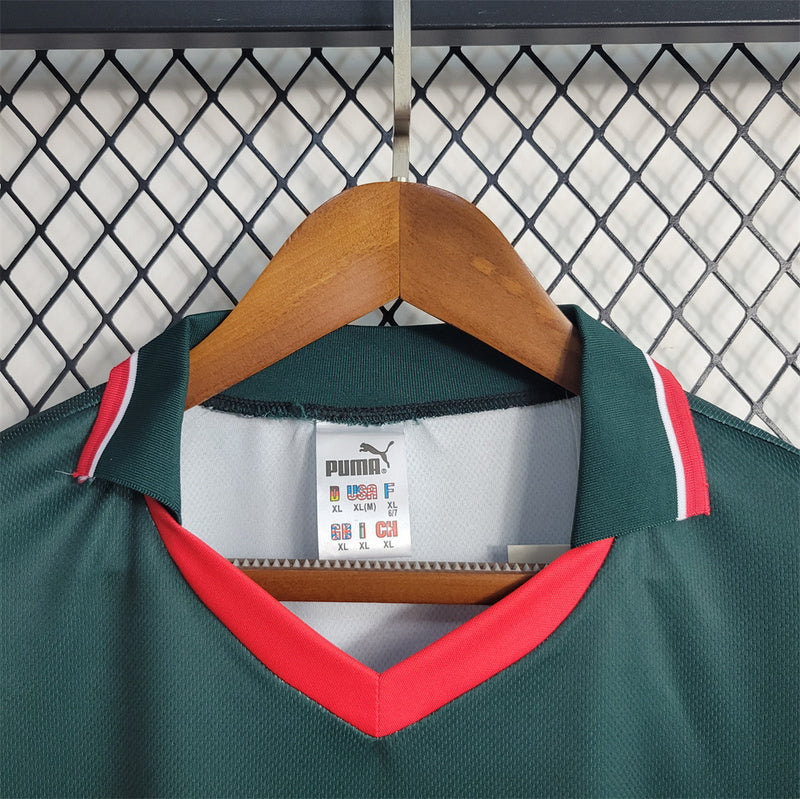 Marruecos Retro 1998 Green Camiseta Visitante - Manga Larga