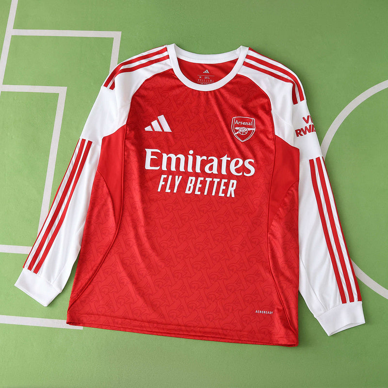 Arsenal Camiseta Local 2025/26 - Manga Larga
